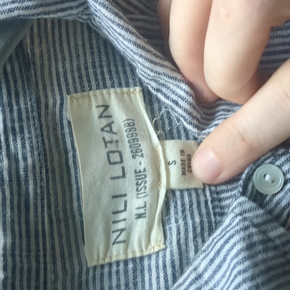 Nili Lotan button up shirt - Picture 2 of 4